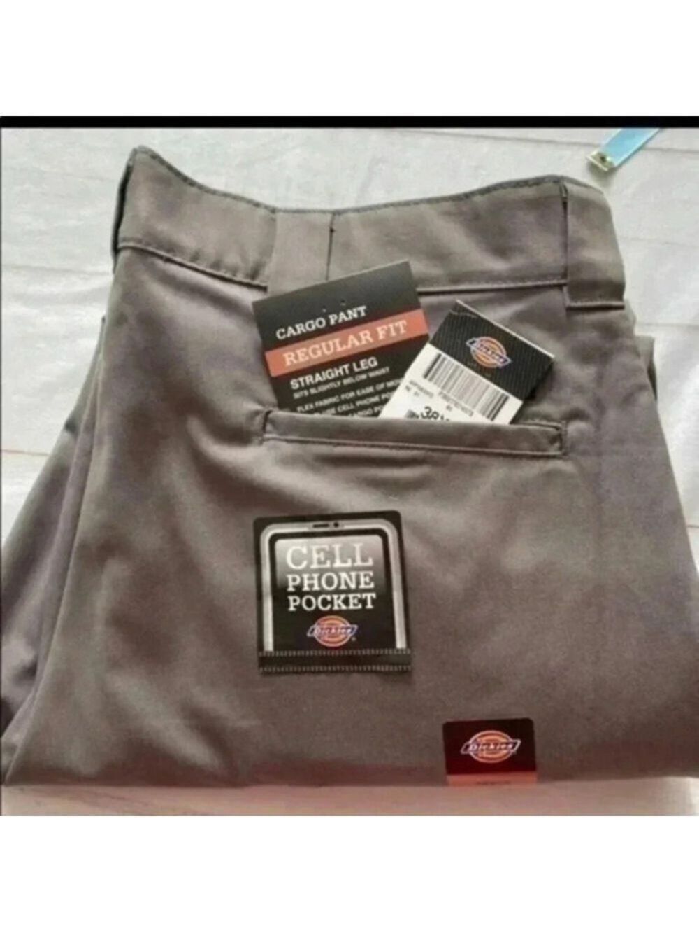Dickies flex mens straight leg regular fit cargo light brown pants size …